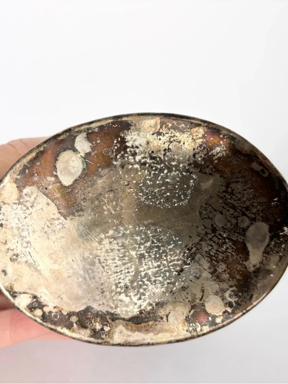 Antique Style Metal Trinket Box Old World Aesthetic Patina Metal Decor Vintage